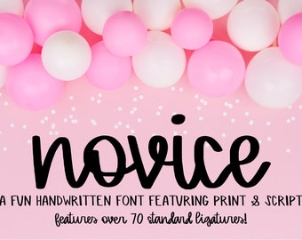 Script Font, Capital Font, Hand Lettered Font, Silhouette Font, Cricut Font, Handwritten Font, Cursive Font, Commercial Use Font, OTF Font