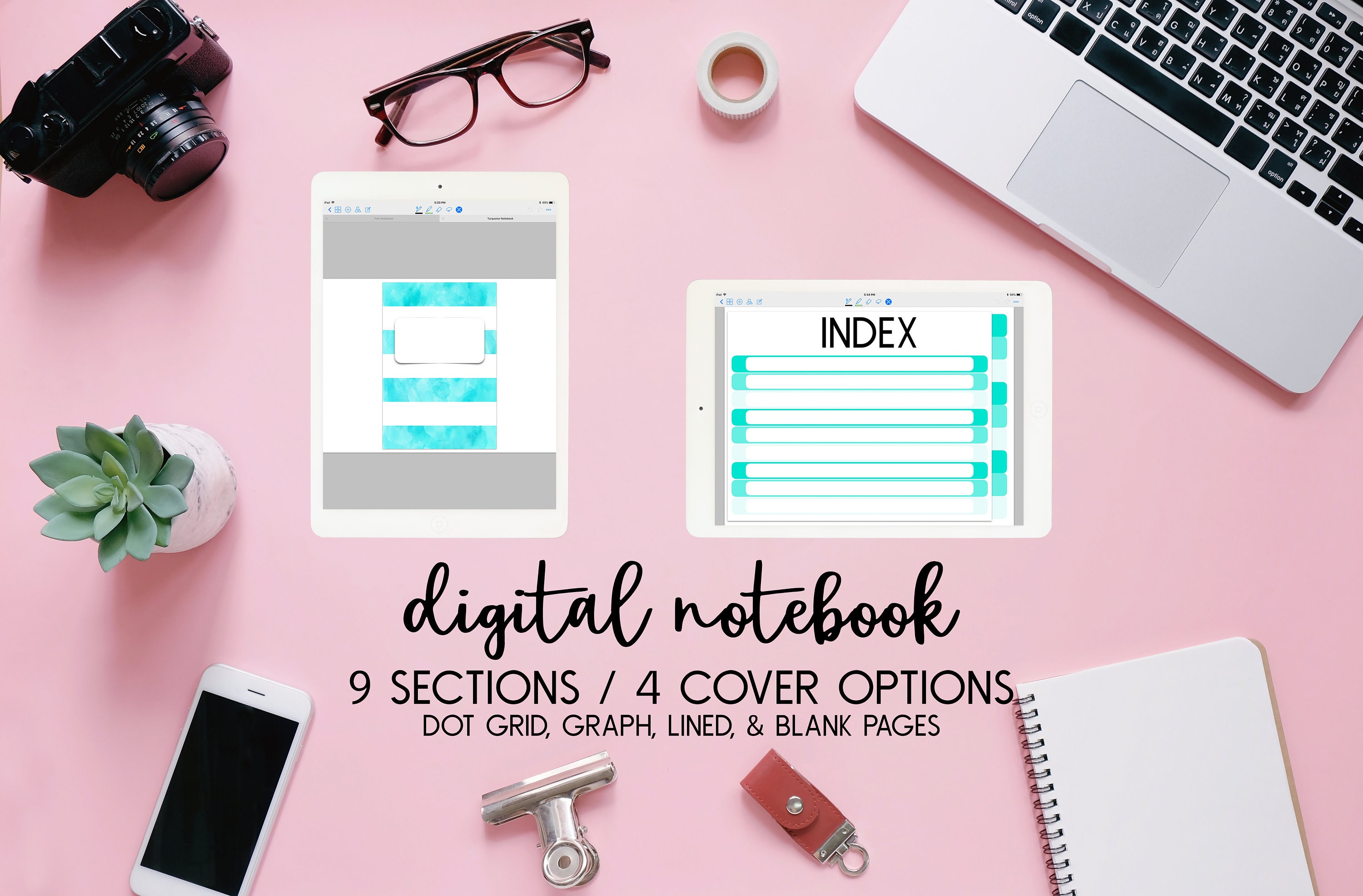 Digital Planner Digital Notebook Digital Bujo Digibujo Etsy