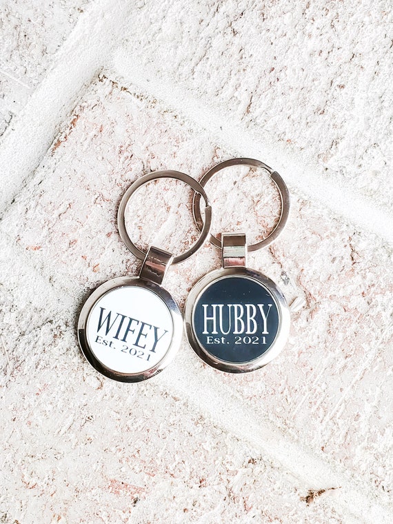 Husband and wife keychains sale