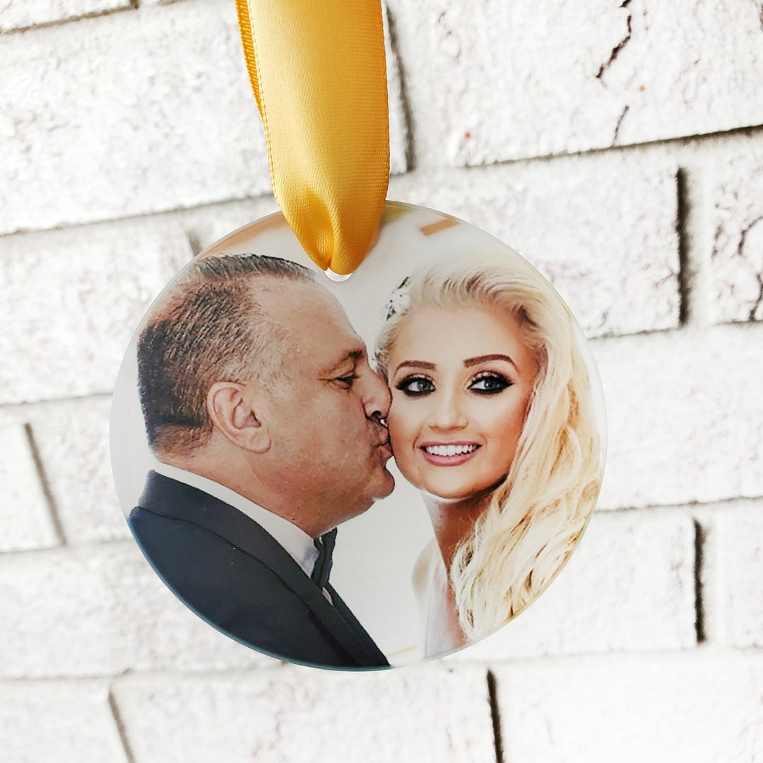 Wedding Ornament Christmas Picture Gifts First Christmas Etsy