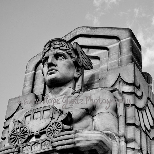 Guardians Of Transportation - Cleveland - Art Deco - Lorain Carnegie Bridge -  Office Art - Home Décor - Architecture - Cleveland Guardians