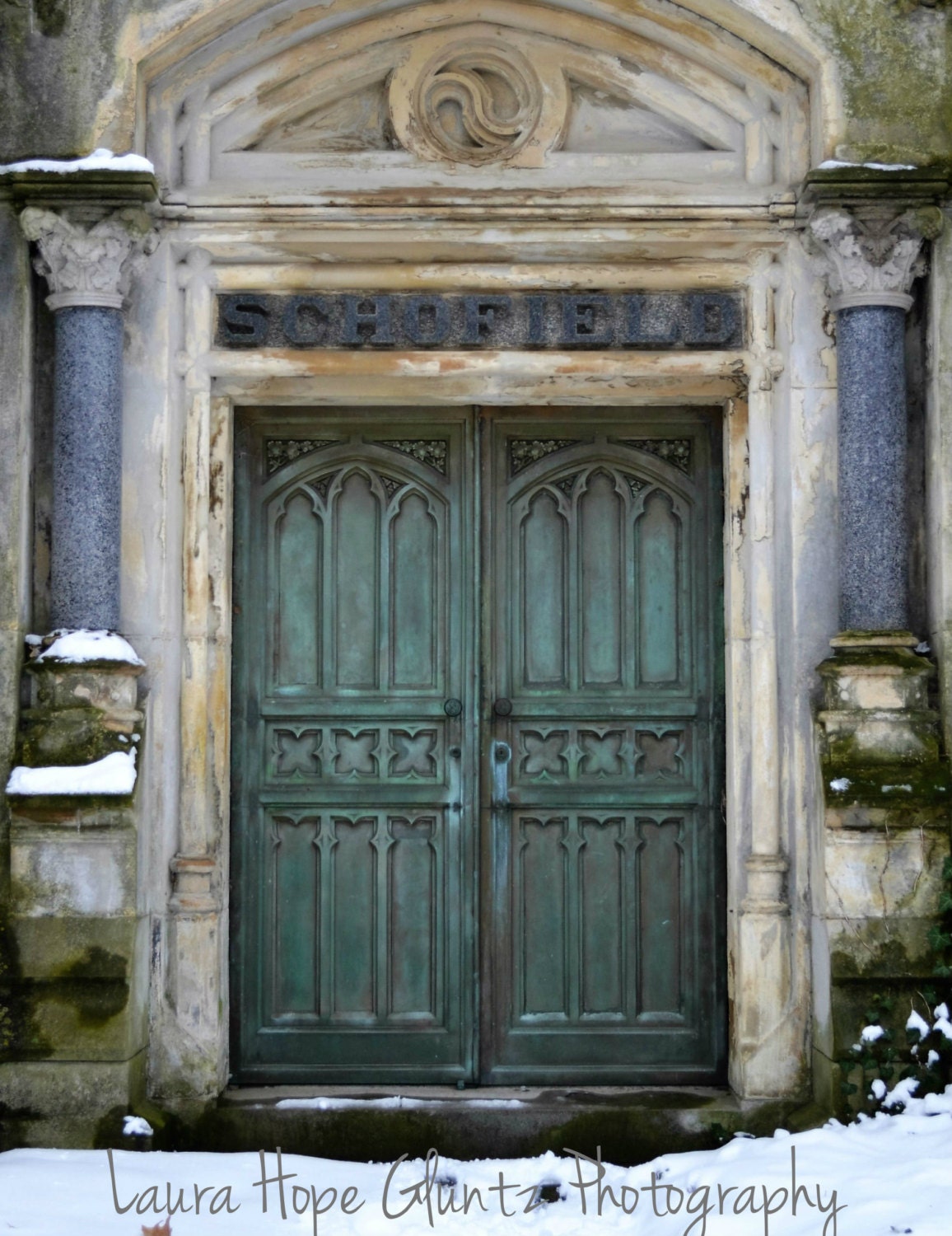 Mausoleum Doors Lake View Cemetery Cleveland Ohio picture
