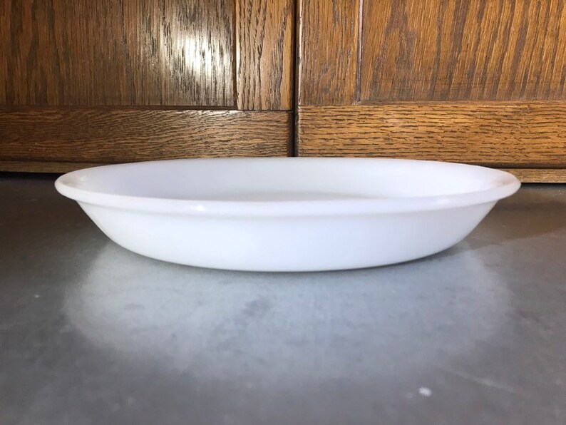Milk Glass Fire King 10 Pie Plate