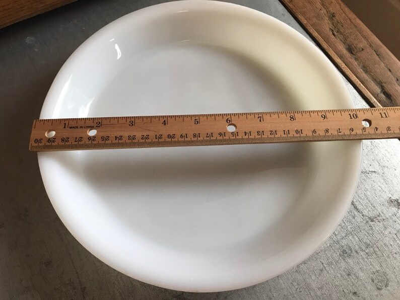 Milk Glass Fire King 10 Pie Plate