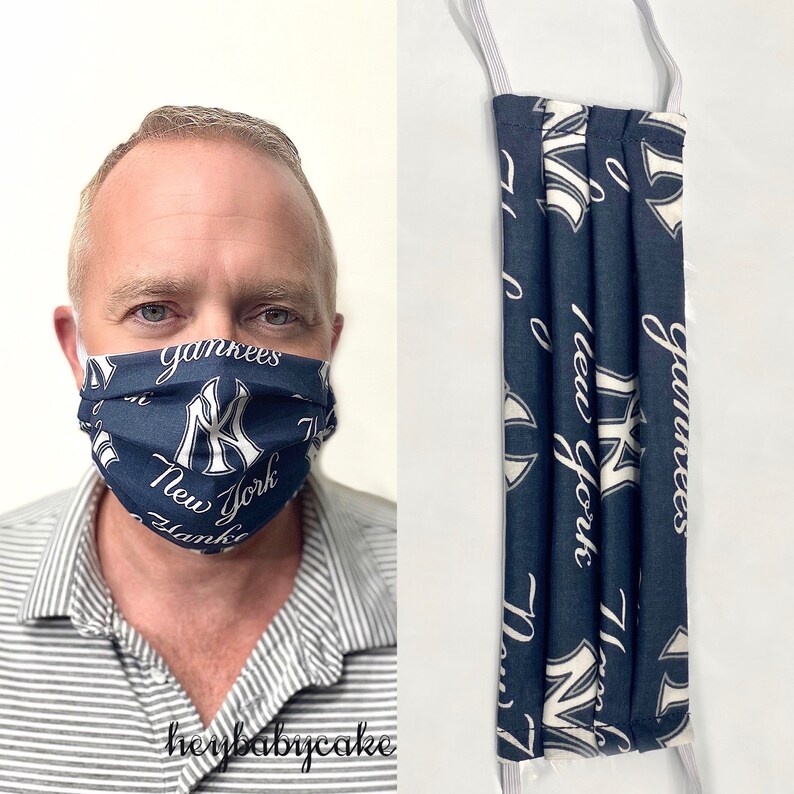 New York Yankee Mask Sports Masks Men's Masks NY Jets Mask Etsy