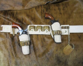 Gun Leather - Men's SASS Competition Rig....READ ENTIRE Listing!