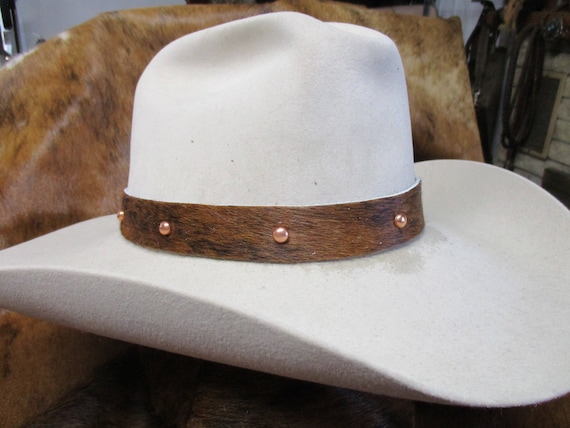 cowhide cowboy hat