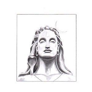 Lord Shiva Ji Sketch Greeting Card for Sale by BINNU M ARTWORKS  Redbubble