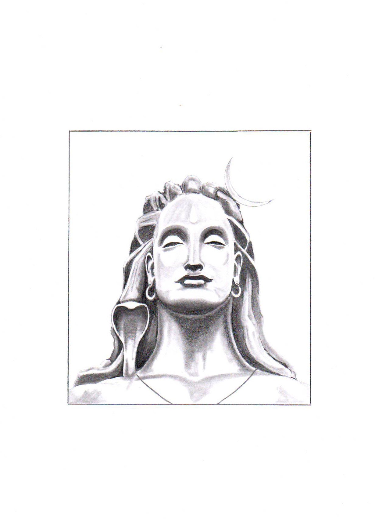 Buy Lord Shiva Sketch 2427 Pencil Online at Best Prices by Top World Artist
