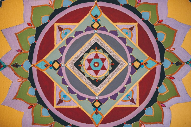 Venus Mandala Mandala of Love and Abundance Vastu Healing Arts Sacred Geometry image 2