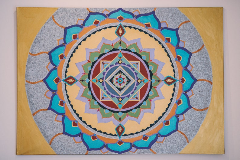 Venus Mandala Mandala of Love and Abundance Vastu Healing Arts Sacred Geometry image 1