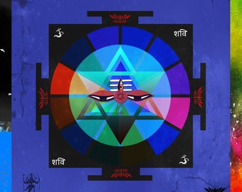 Shiva Yantra, Vastu Yantra, Yoga Art, Spiritual Yantra, Vastu Home