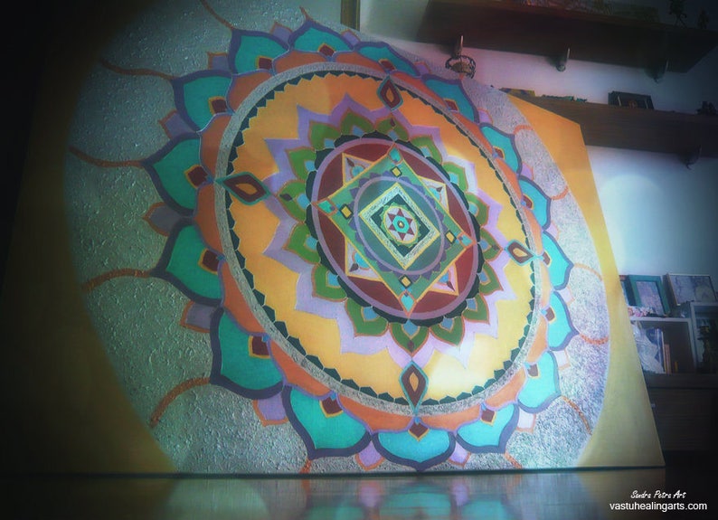 Venus Mandala Mandala of Love and Abundance Vastu Healing Arts Sacred Geometry image 3