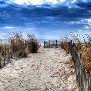 Rehoboth Beach Pathway Canvas Photograph