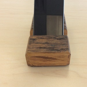 Wood IPhone Stand,ipad Stand,iphone desk stand, wood docking station,Phone charging station tablet charging station, tablet stand