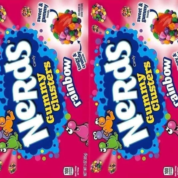 Nerds Gummy Cluster 20oz tumbler wrap