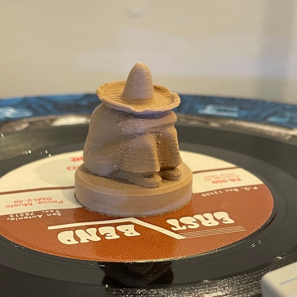 El Borracho 45 rpm record adapter.