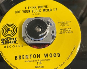 Adaptador para discos Mini-Technics 1200 de 45 rpm, color de dos tonos.