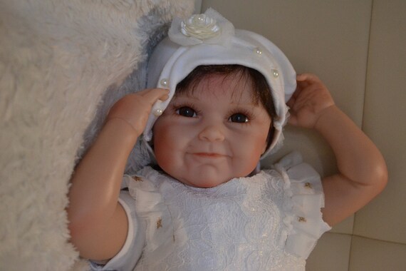 Baby Reborn Alaya Big Baby Toddler Doll Realistic Full Vinyl Etsy