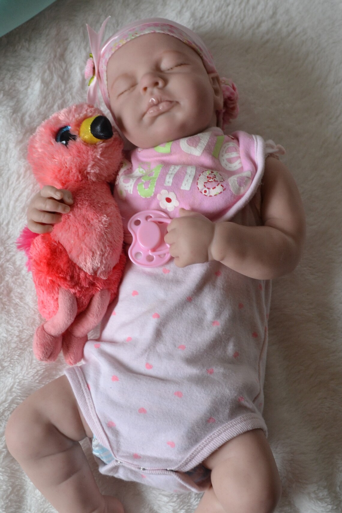Baby Reborn Julie Realistic Doll Baby Vinyl 51 Cm Like A Real Etsy