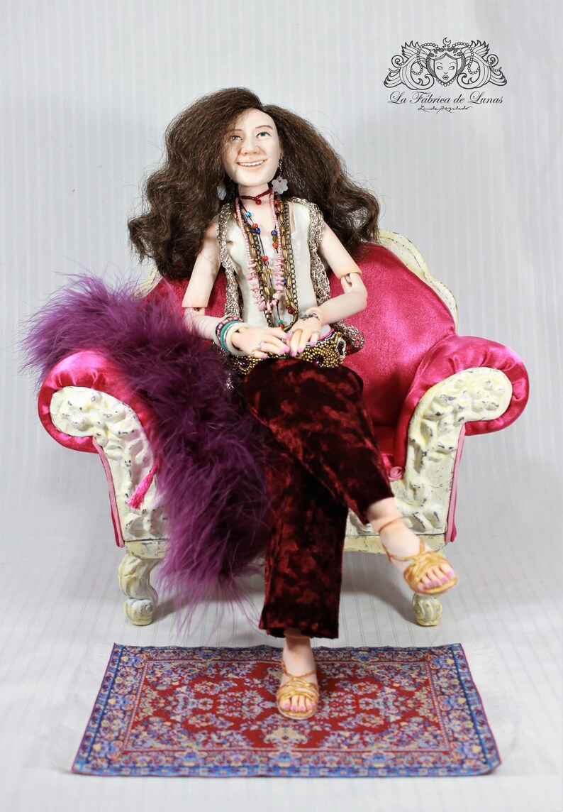 Muñeca inspirada en Janis Joplin. imagen 2