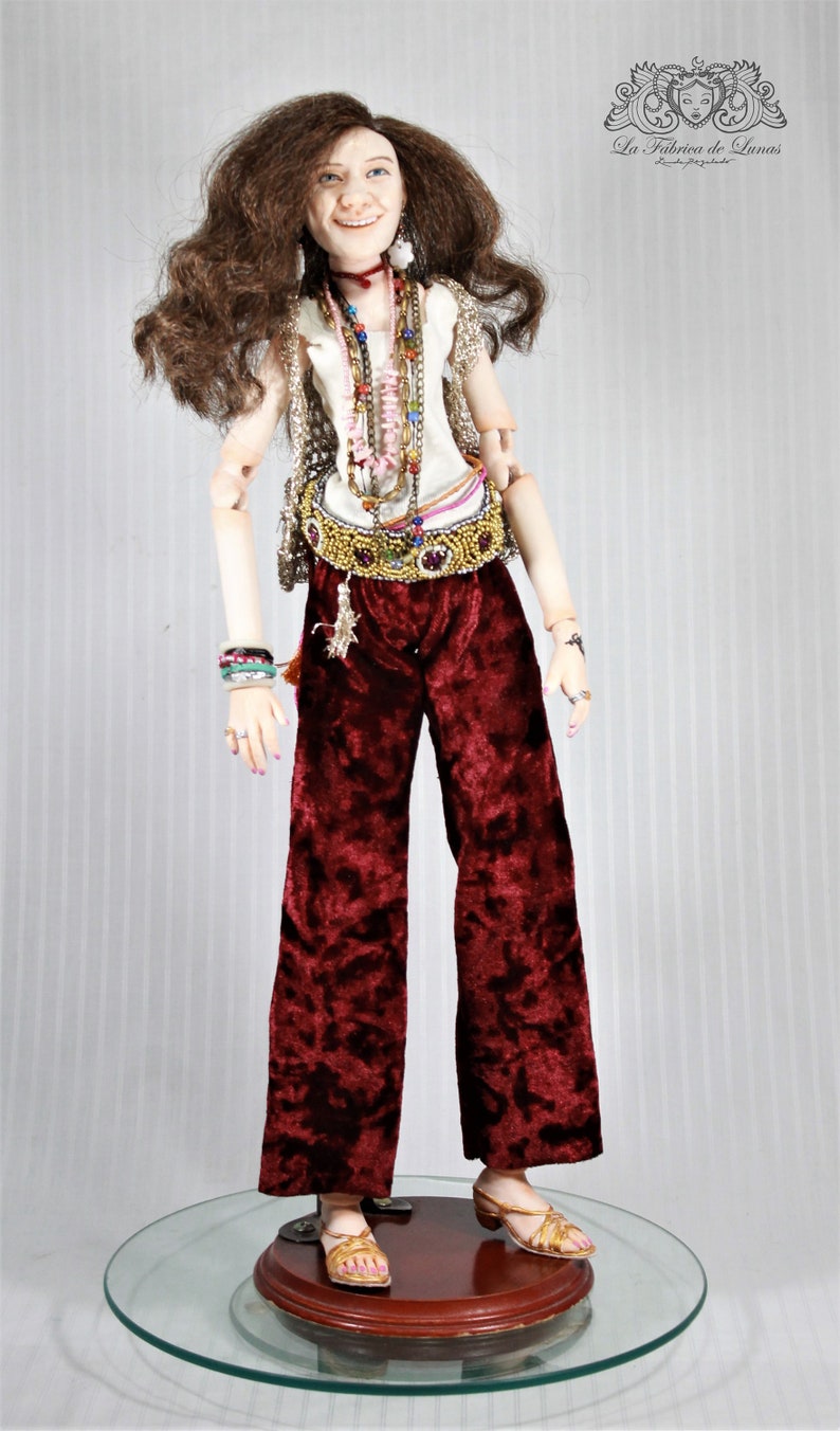 Muñeca inspirada en Janis Joplin. imagen 4