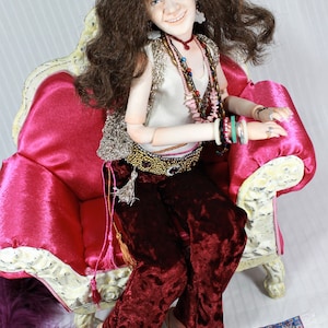 Muñeca inspirada en Janis Joplin. imagen 3