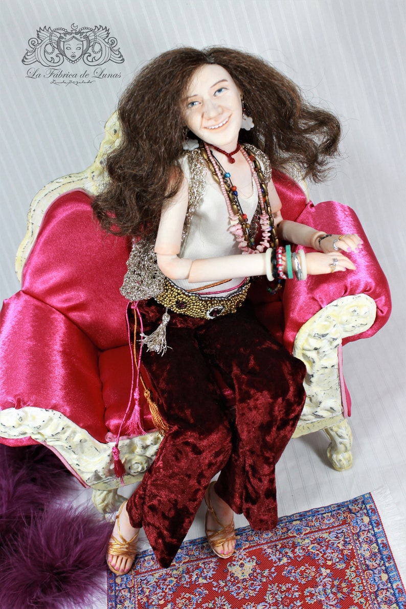 Muñeca inspirada en Janis Joplin. imagen 3