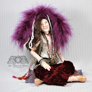 Muñeca inspirada en Janis Joplin. imagen 1