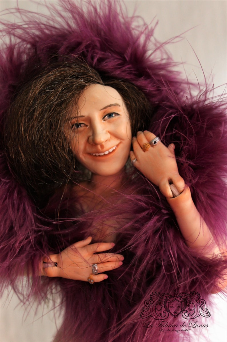 Muñeca inspirada en Janis Joplin. imagen 8