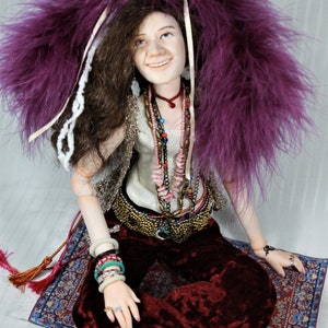 Muñeca inspirada en Janis Joplin. imagen 5