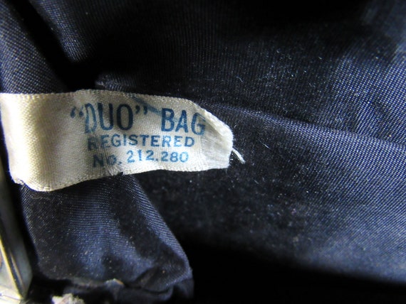 1940's Jemco Black Evening Clutch Bag - image 6