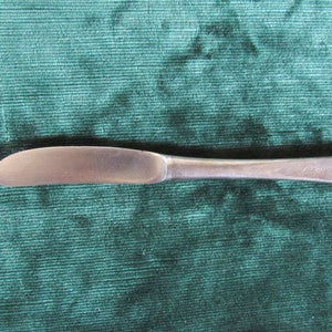 Vintage Elkington & Co. 1960s Air India Silverplate Dinner Knife
