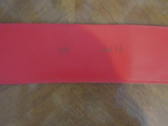 Woman’s Red 50' Wide Belt - image 8