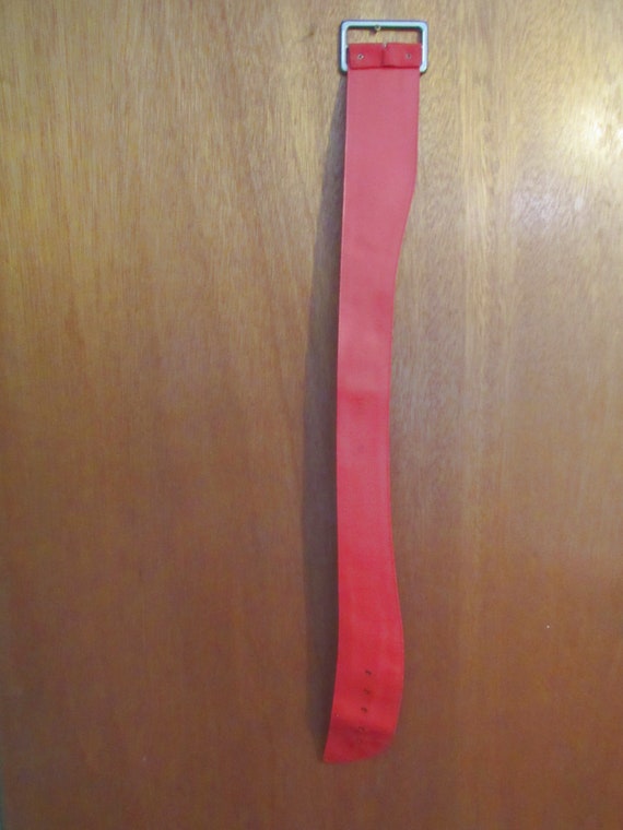 Woman’s Red 50' Wide Belt - image 3