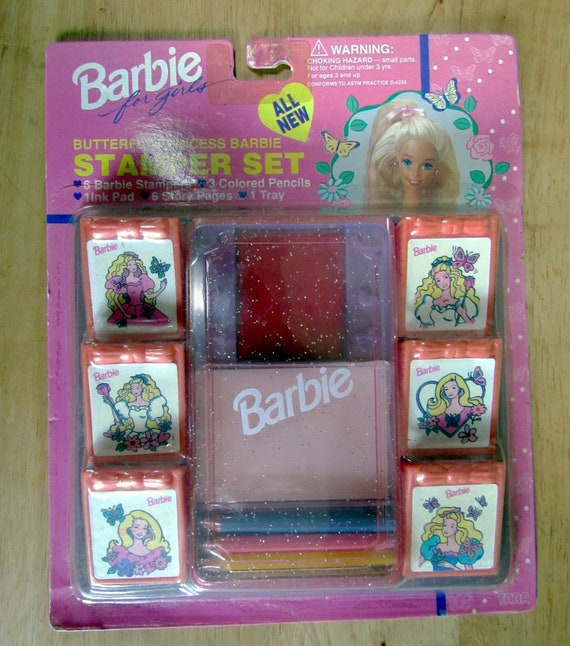 barbie stamp set