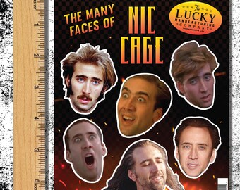 Nic Cage Face Etsy