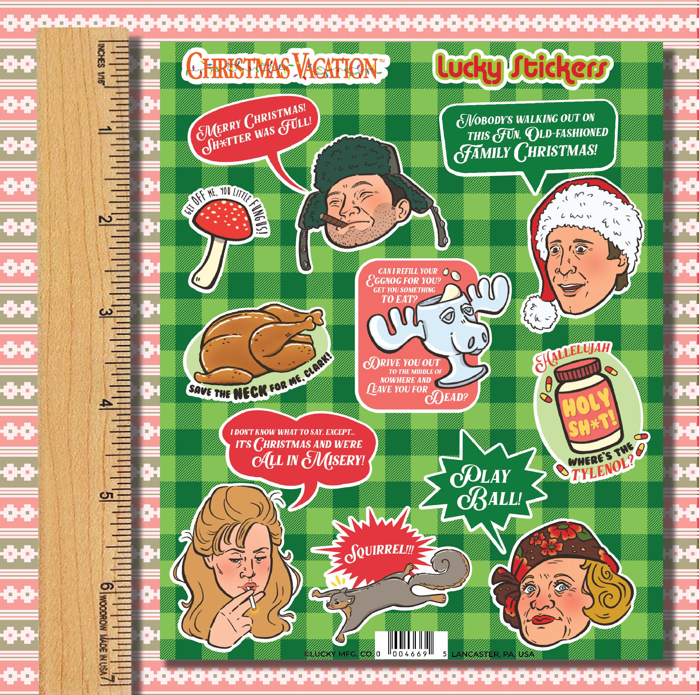 Christmas Vacation Sticker Sheet National Lampoon's  Etsy