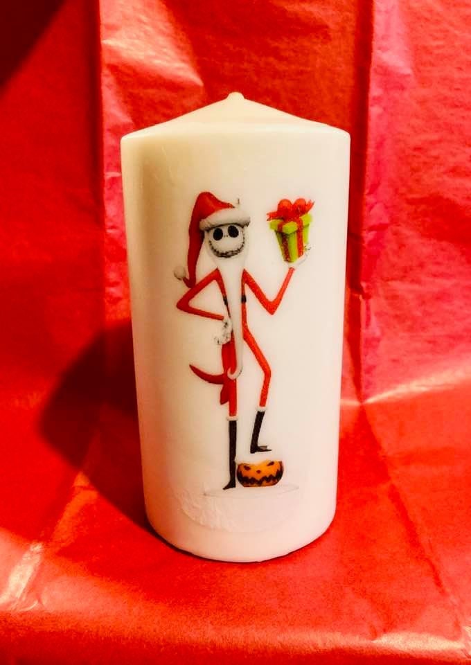 The Nightmare Before Christmas candle Etsy