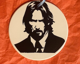 John Wick tree ornament