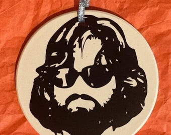 Kurt Russell from the movie the thing tree ornament