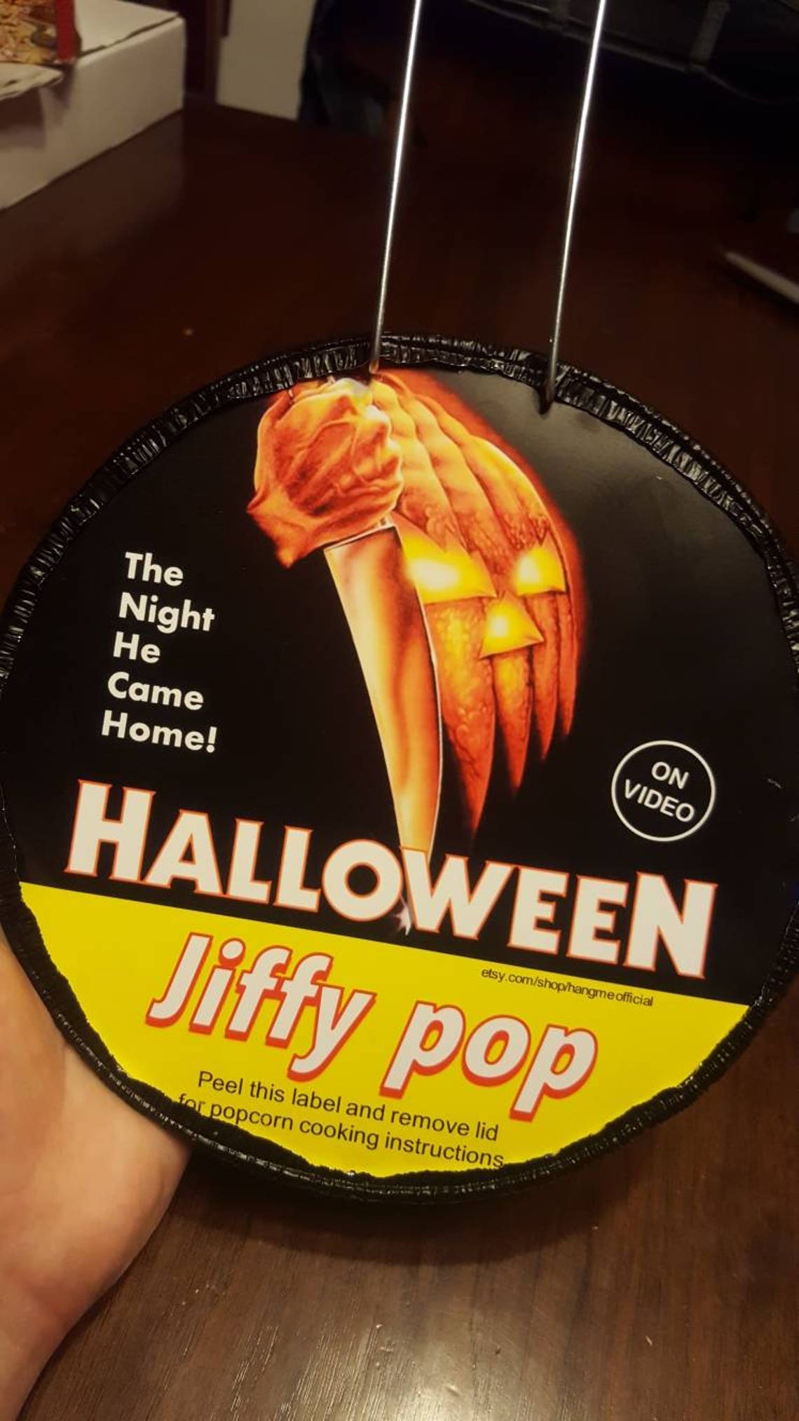 Halloween Jiffy pop Etsy