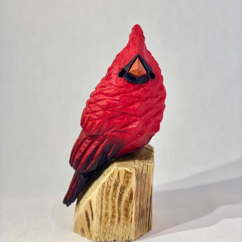 Cardinal Carving - Etsy
