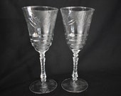Arctic Rose (3005) by Rock Sharpe Set of 2 Water Goblets