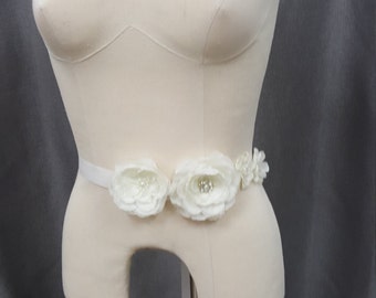 Floral bridal sash