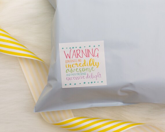 100 Funny Warning Labels Packaging Stickers Fun Packaging | Etsy
