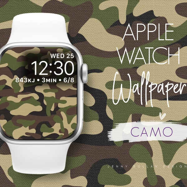 Apple Watch Wallpaper Camo Print for Your Apple Watch Face