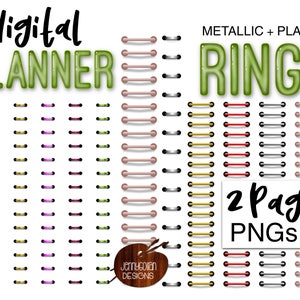 Digital Planner Ring Binder Bundle Personal and Limited Commercial Use
