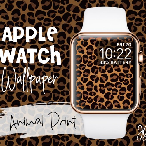 Apple Watch Wallpaper Animal Print Two for Your Apple Watch Etsy