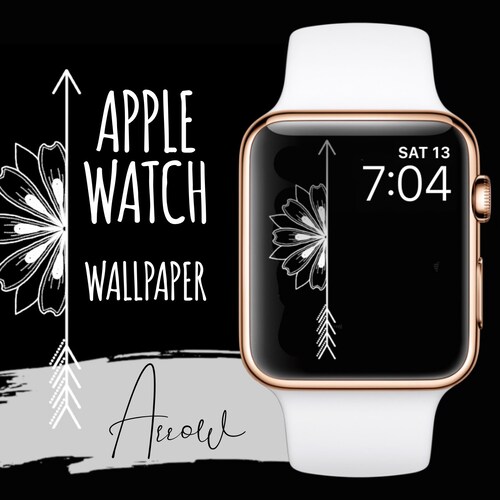 Apple Watch Wallpaper Hand Drawn Arrow for Your Apple Watch Etsy